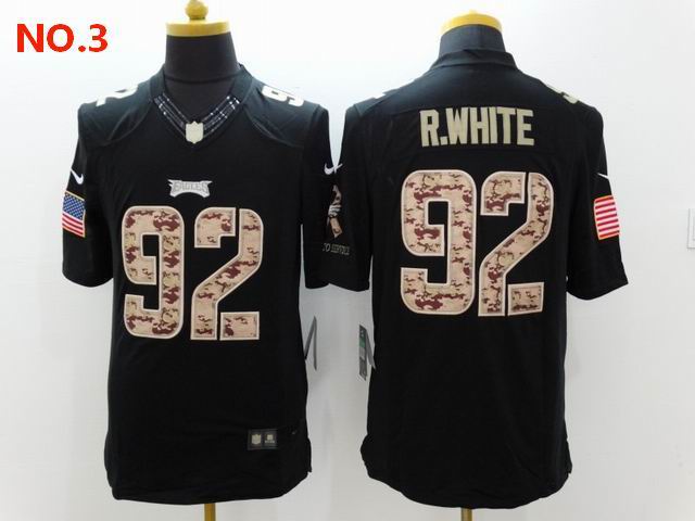 Men's Philadelphia Eagles #92 Reggie White Jersey NO.3;